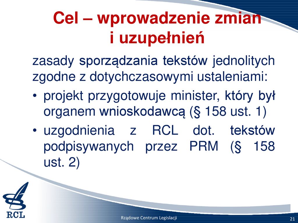 Rz Dowe Centrum Legislacji Warszawa Pa Dziernik R Ppt Pobierz